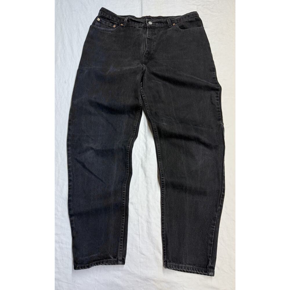 Vintage Levis 550 Relaxed Fit Tapered Leg Jeans Women’s 18 Black USA Made 90s